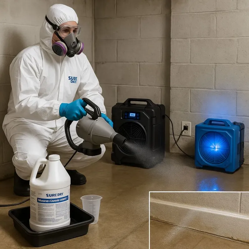 Sanitization and Odor Removal process in Murphys, CA